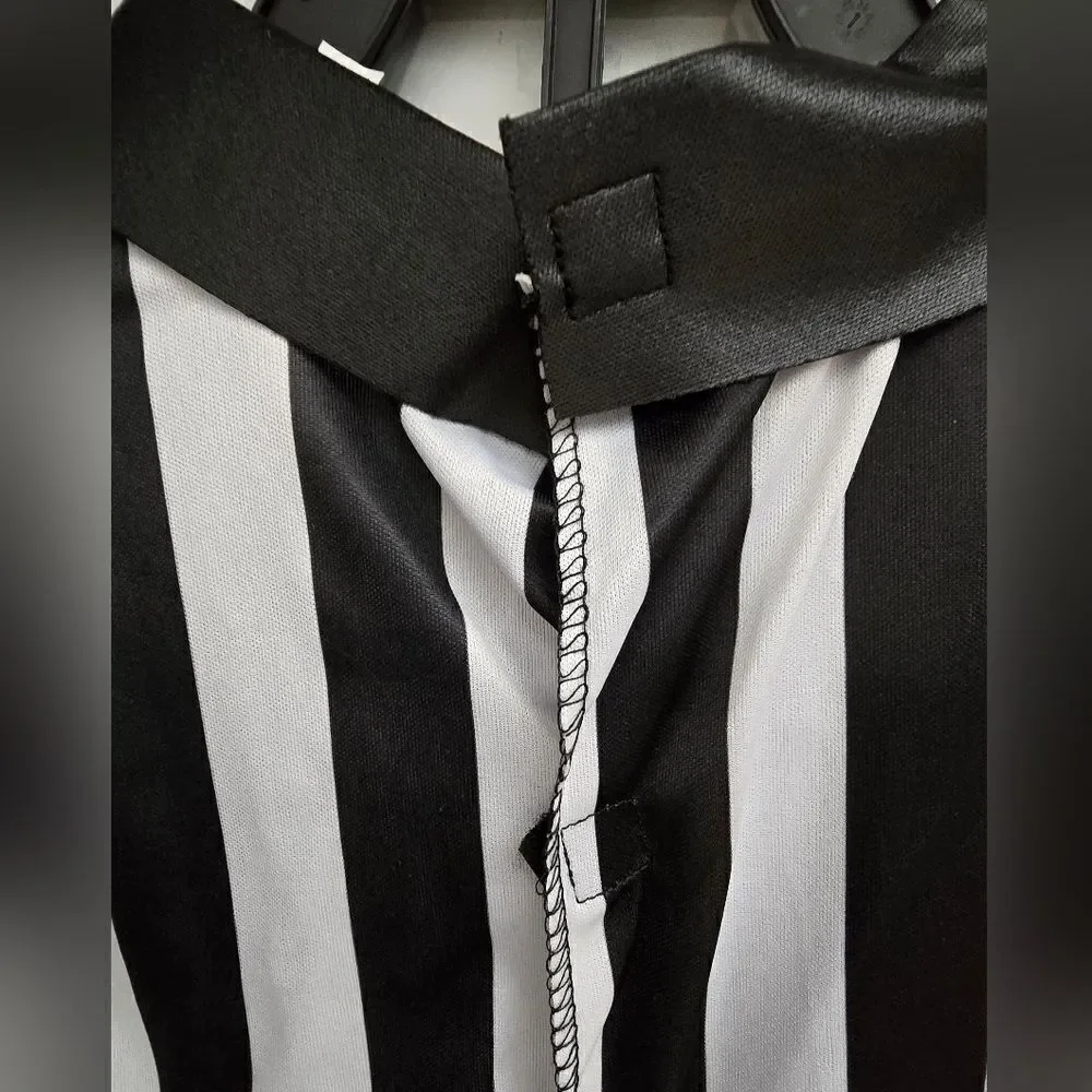 New Unisex Kid's boy / girl Beetlejuice Stripe Jumpsuit Halloween Costume